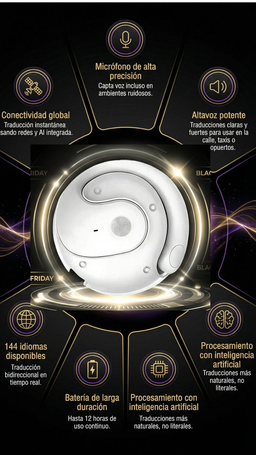 ✈️ Viaja sin miedo entiende y habla 144 idiomas en segundos😍